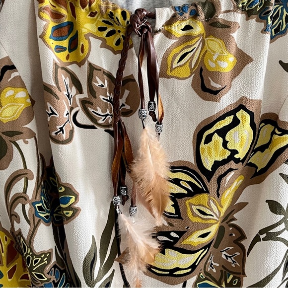 Floral Print Jumpsuit Made In Italy - Picture 2 of 14